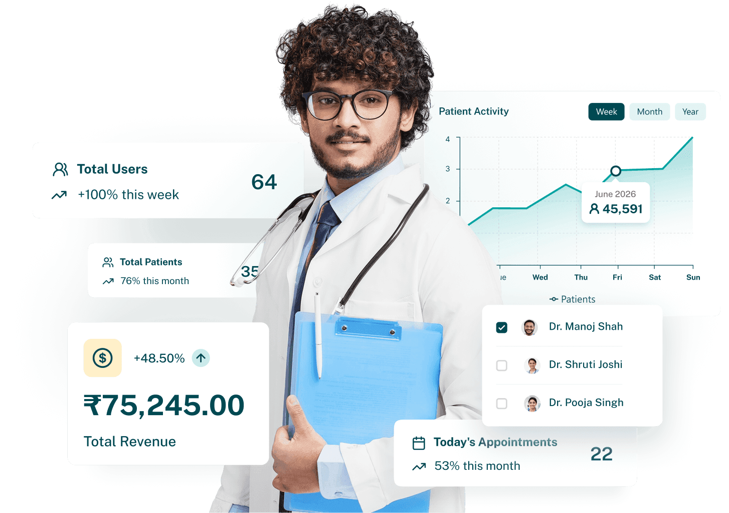 Health OS Dashboard Screenshot